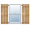 Ekena Millwork Spaced Board-n-Batten Shutters, Rough Sawn Western Red Cedar, 23W x 19H, PR RBS06S23X019RWR - alternate 1